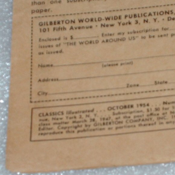 1954 The War of the Worlds Classics Illustrated - Picture 5 of 13